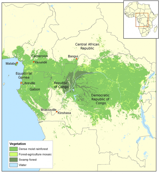 congo river map. Congo Basin Map  who have